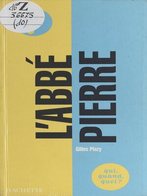 cover image of L'abbé Pierre, l'insurgé de Dieu